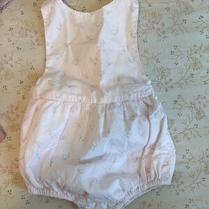 Jacadi Light Pink Baby Outfit with Bird Design